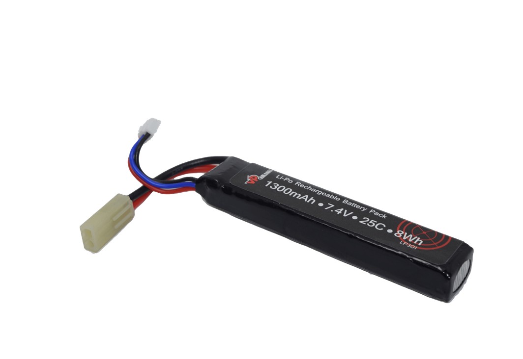 1300 MAh 7.4v 25c LiPo Stick Pack | Action Hobbies